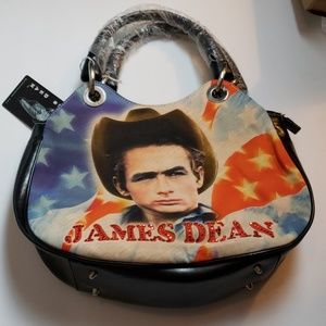 James dean collectable hand bag purse nwt